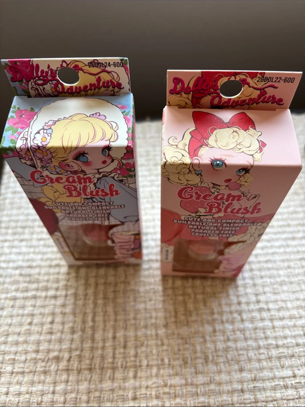 Ioni Cream Blush — Dolly Berry (Red) & Peachy (Peach) — Dual Shade Options
